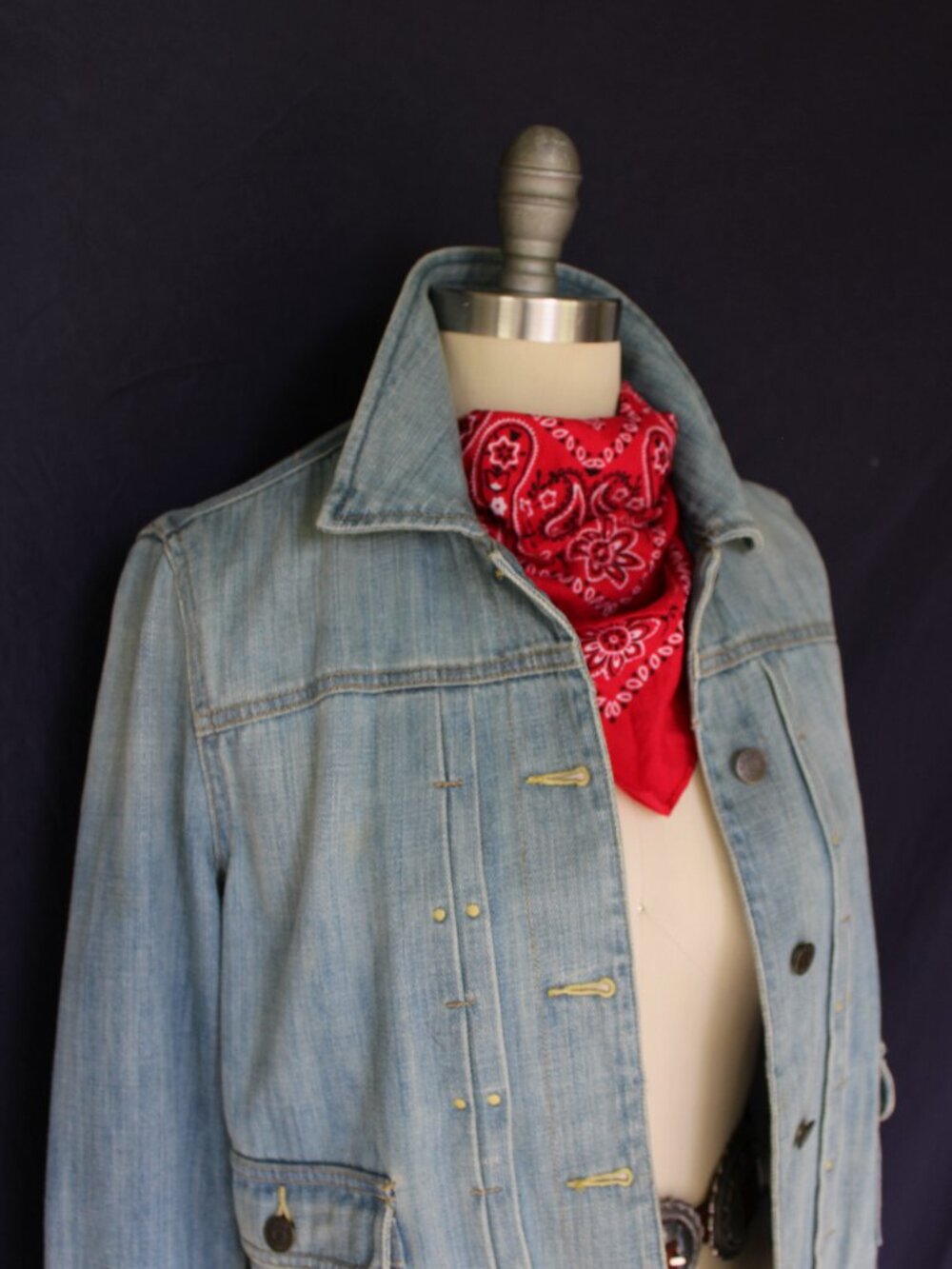 Lauren Jeans co. Ralph Lauren POLO RRL Denim Icon Trucker Jacket vintage western - Picture 5 of 10